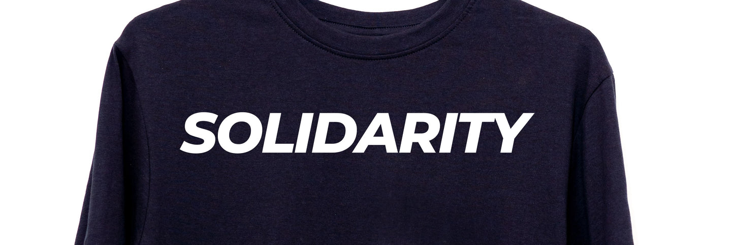 Solidarity Black T-Shirt Unisex