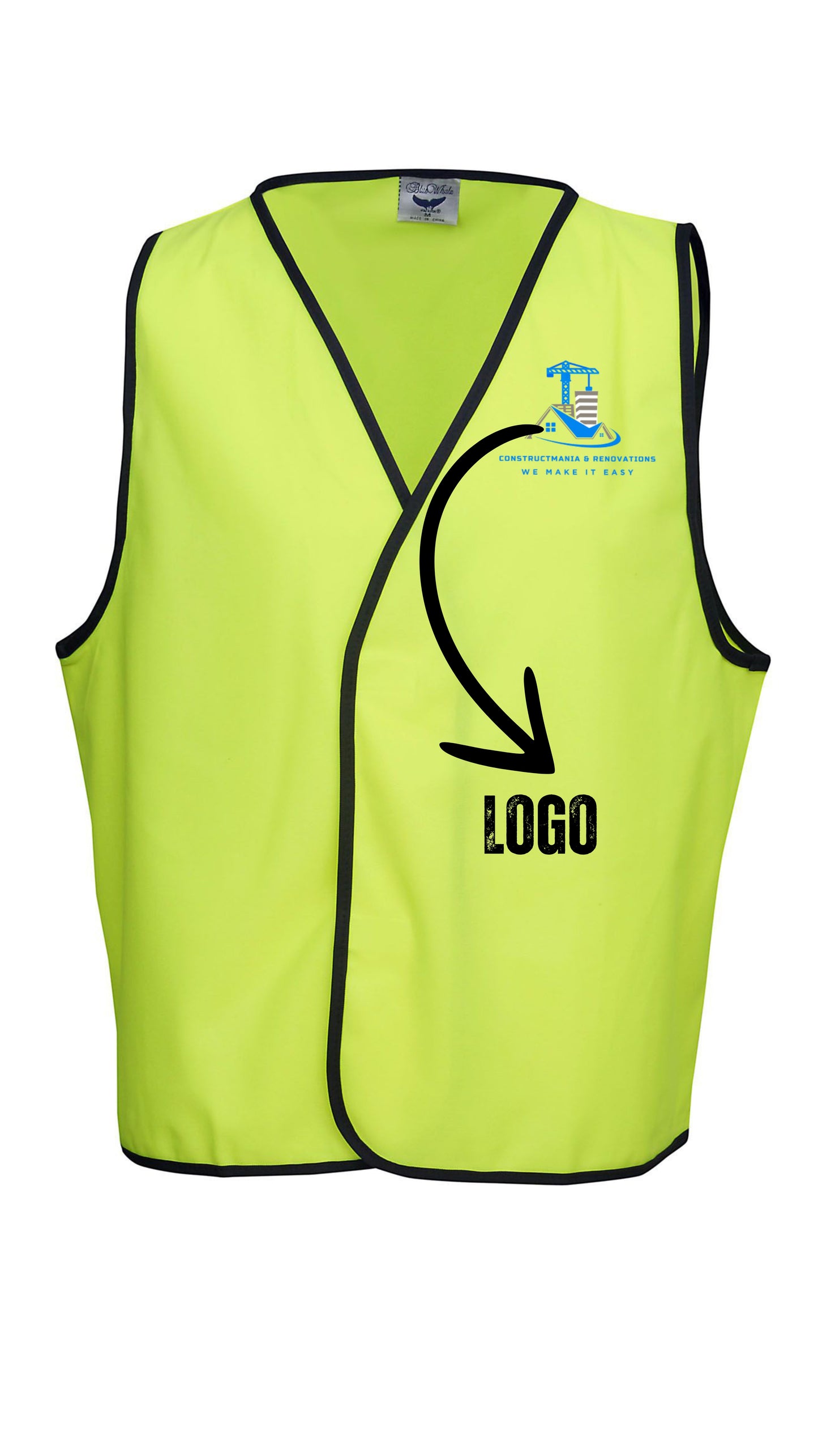 Custom Hi Vis Vest Day wear