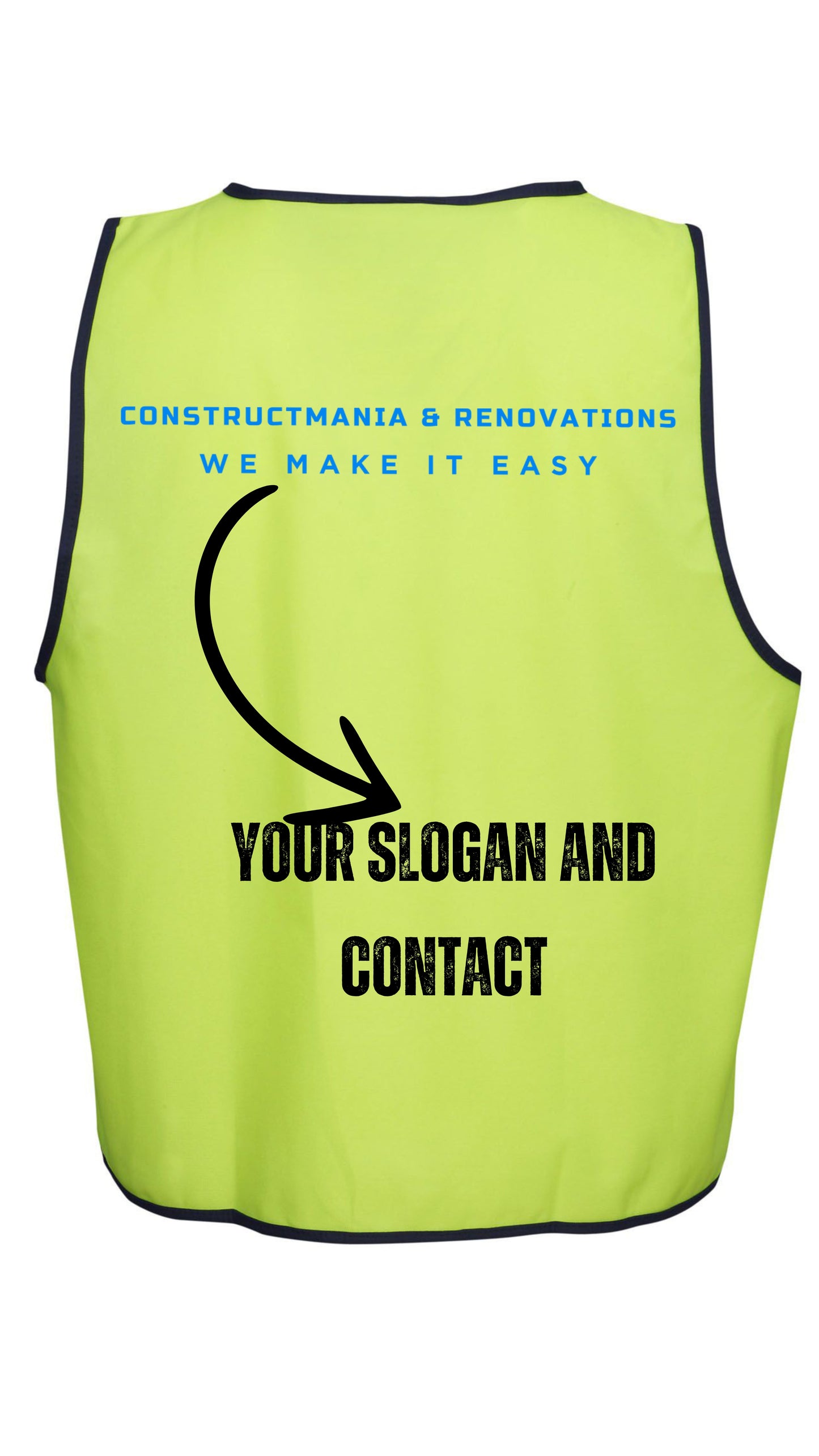 Custom Hi Vis Vest Day wear