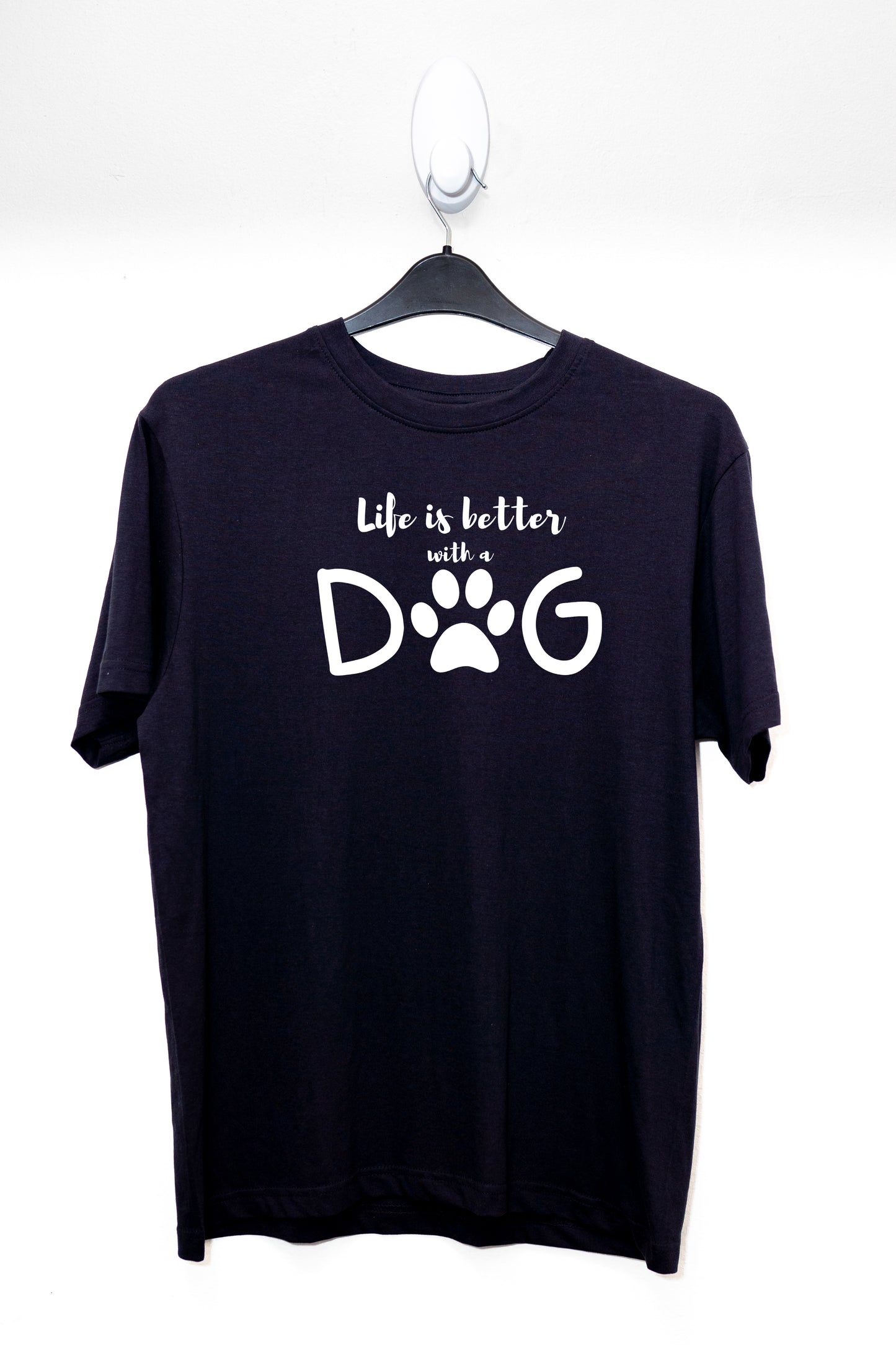 T-Shirt Unisex life is better with dog