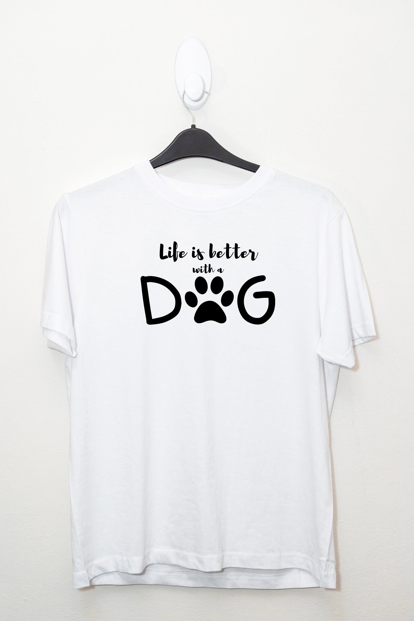 T-Shirt Unisex life is better with dog